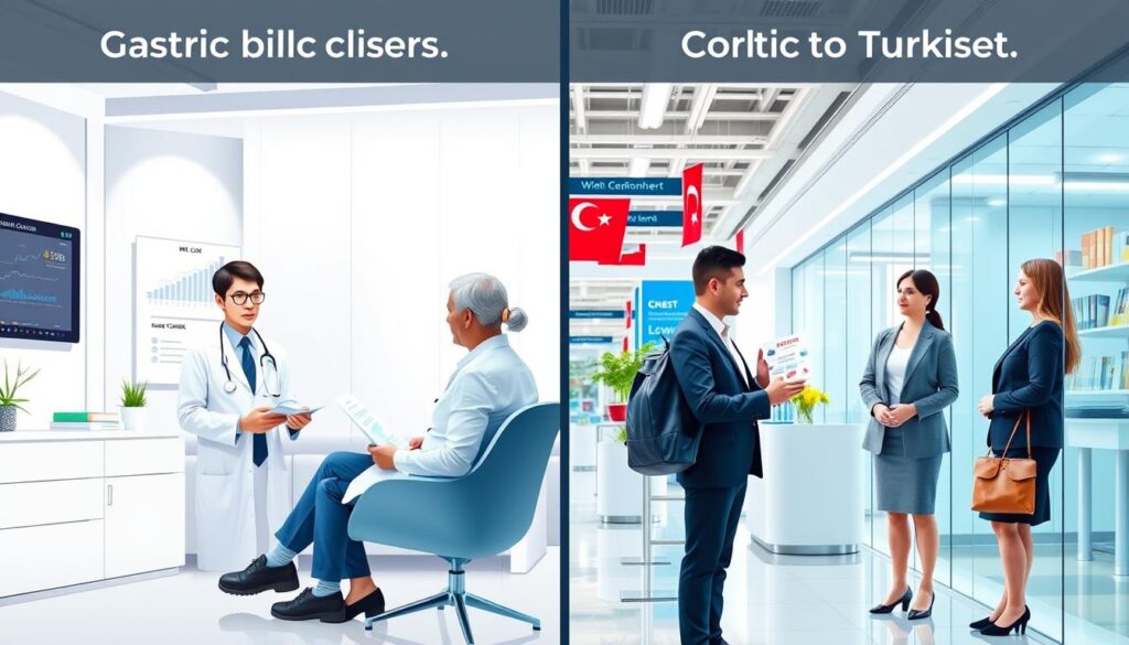 gastric balloon cost comparison UK Turkey