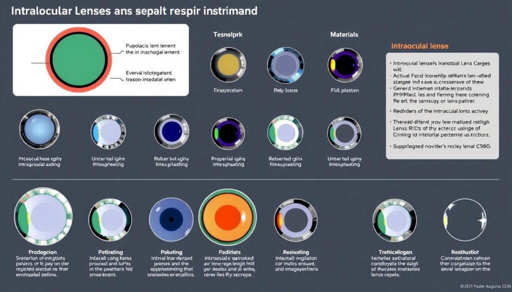 types of intraocular lenses for replacement surgery